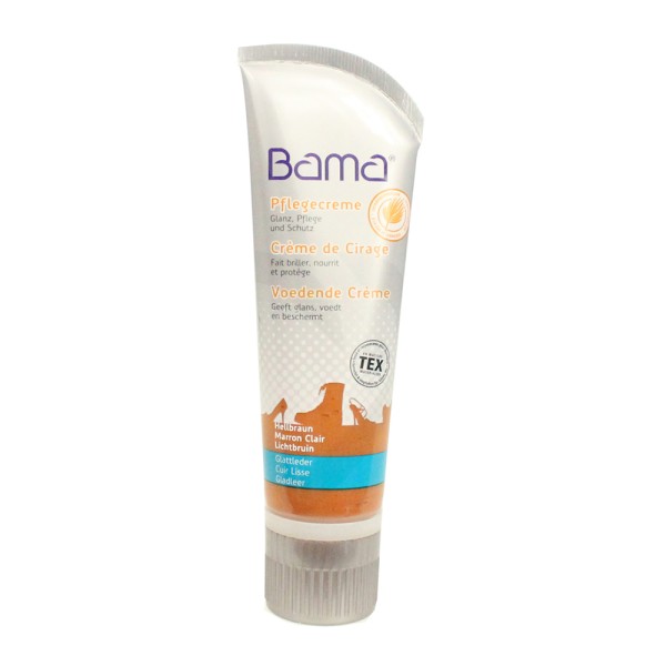 Bama Shoe Cream Tube with Applicator Sponge...