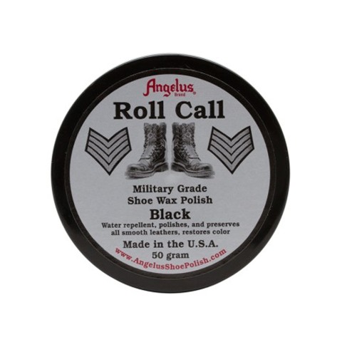 Angelus Roll Call Military Grade Shoe Wax Polish 60ml Black