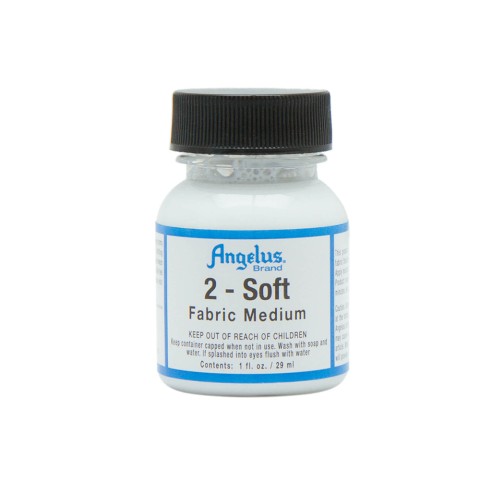 Angelus 2-Soft Fabric Medium Additive 1 fl oz/30ml Bottle