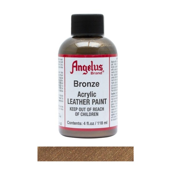 Angelus Metallic Acrylic Leather Paint Bottle
