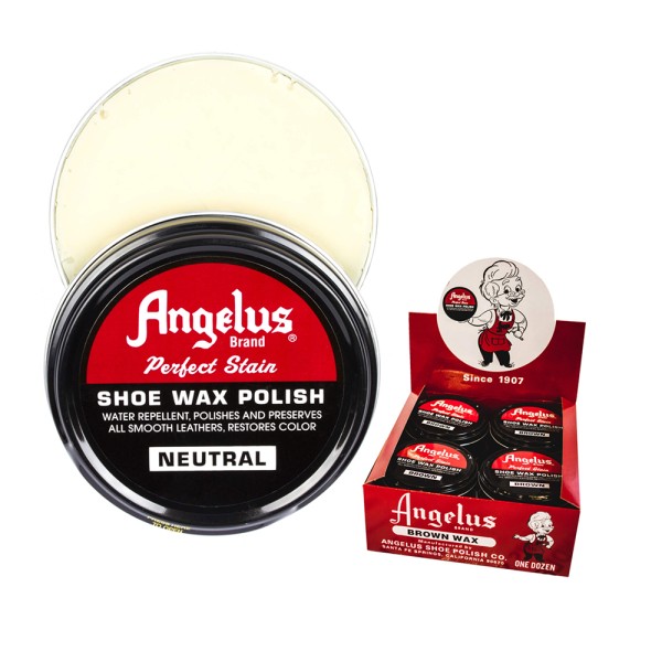 Angelus Perfect Stain Wax Shoe Polish Extra...