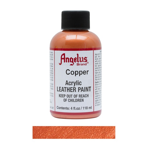 Angelus Metallic Acrylic Leather Paint Bottle