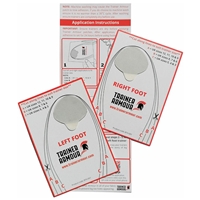Trainer Armour Big Toe Hole Preventer Patches. Invisible patches for all sizes of trainers
