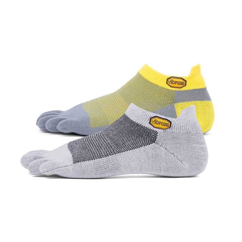 Calcetines cortos unisex Vibram Fivefingers Athletic No Show S15N03 Grey