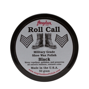 Angelus Roll Call Military Grade Shoe Wax Polish 60ml Black