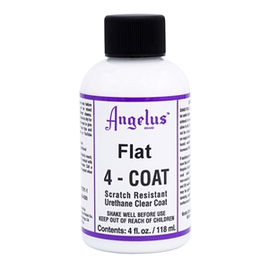 Angelus 4-Coat Finisher 901 Flat Finish 4fl oz/118ml Bottle