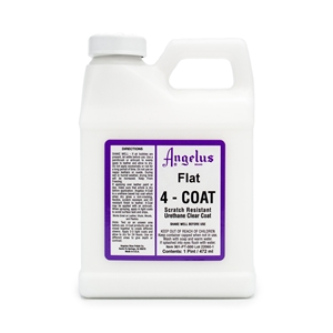 Angelus 4-Coat Finisher 901 Flat Finish 1 Pint/473ml Bottle