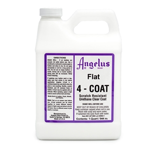 Angelus 4-Coat Finisher 901 Flat Finish 1 Quart/986ml Bottle