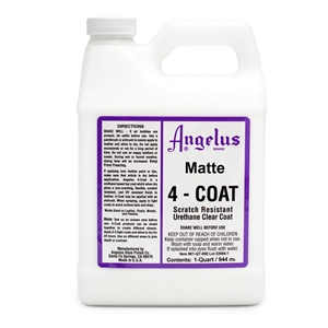 Angelus 4-Coat Finisher 902 Matte Finish 1 Quart/986ml Bottle