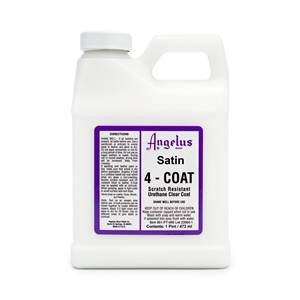 Angelus 4-Coat Finisher 903 Satin Finish 1 Pint/473ml Bottle