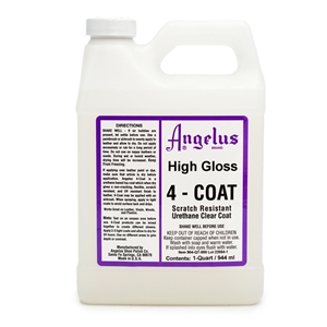 Angelus 4-Coat Finisher 904 High Gloss Finish 1 Quart/986ml Bottle