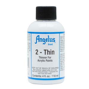 Angelus 2-Thin Thinners for Reducing Viscosity. 4 fl oz/119ml Bottle