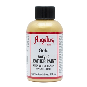 Angelus Metallic Acrylic Leather Paint 4 fl oz/118ml Bottle
