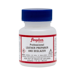 Angelus Leather Preparer & Deglazer. 1 fl oz/30ml Bottle