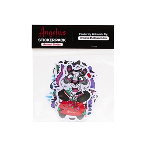 Angelus Sticker Pack - Animal Series by SavethePanduhs (pack of 5 stickers)