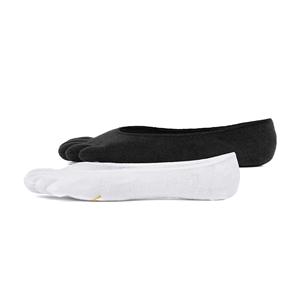 FiveFingers Ghost Socks TWIN PACK White & Black