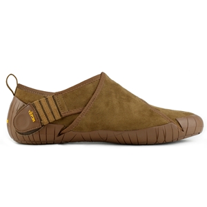 Classic Shearling Furoshiki Shoe, Camel Brown